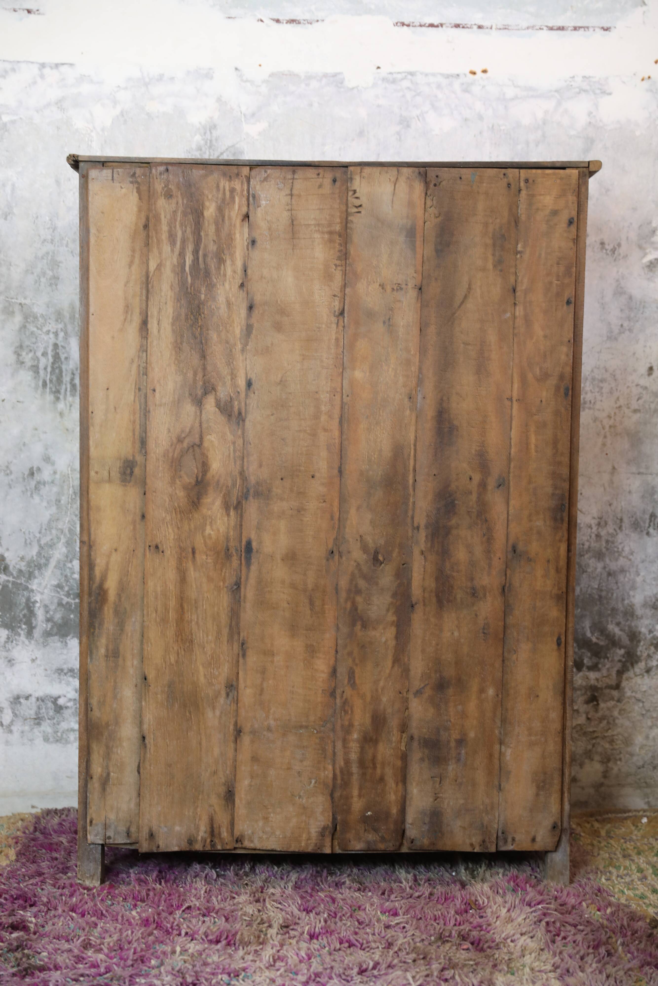 Indian storage cabinet 4 central doors, unique piece