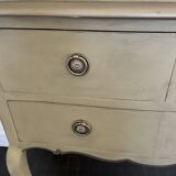 Commode-sauteuse vert eau