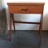 Side table with compass legs from the 50s/60s.