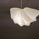 Danish conch, snail shell hanging lamp from the 80s, made of hard ABS plastic.