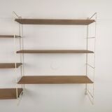 Modular metal and wood shelf