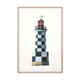 "Suzon", the lighthouse, art print 21/29.7 cm