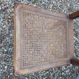 Art Deco chairs in cane wood
