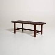 Slat bench in fine wood, 1970s