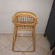 High chair child rattan of the years 60