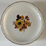 Antique Digoin earthenware dessert plates