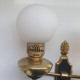 Large empire style double light wall light