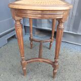 Banquette de piano cannee ancienne style Louis XVI
