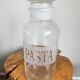 Set of 2 Large Glass Pasta Jars with Stopper Lids, 4 Litre Pasta Containers