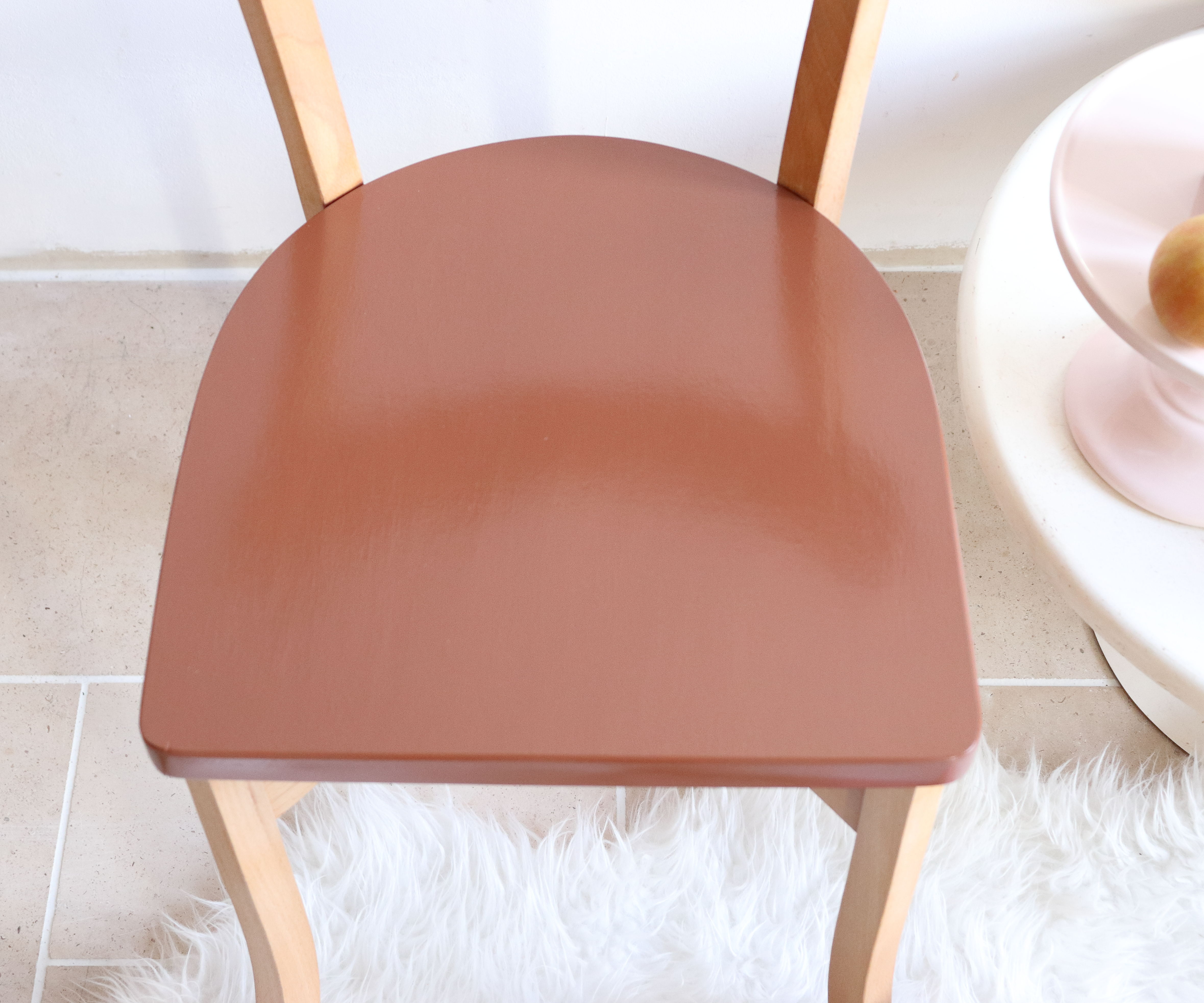 Vintage wooden bistro chair