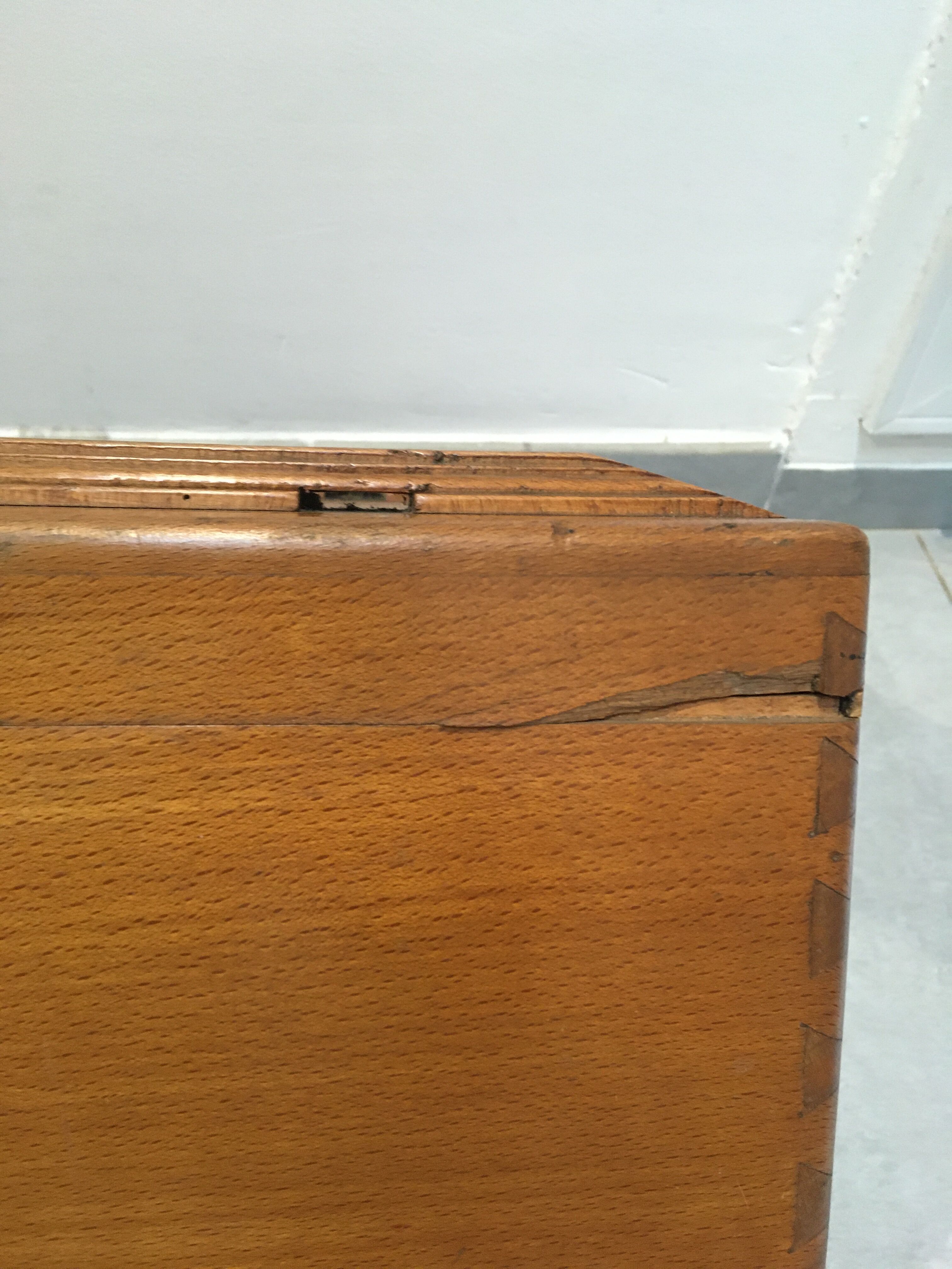 Old military travel box