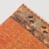 3x12 Pumpink Orange Classic Vintage Runner Rug, 90x353Cm SK 20811