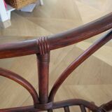 Bamboo and bentwood armchair from the 60s