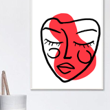Face red