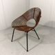 Rattan easy chairs by Rohé Noordwolde, Netherlands 1950-60’s