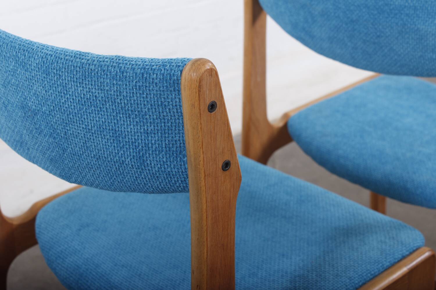 Vintage 6er Set Stühle Erik Buch Danish Mid Century 50er 60er