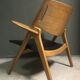 CH28 Sawbuck Lounge Chair by Hans Wegner for Carl Hansen & Søn, 1950s