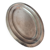 Oval silver plated dish