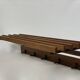 Vintage scandinavian teak coat rack, 1960s