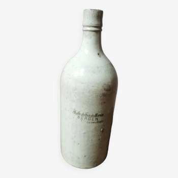 Old stoneware bottle “cod liver oil, norway”