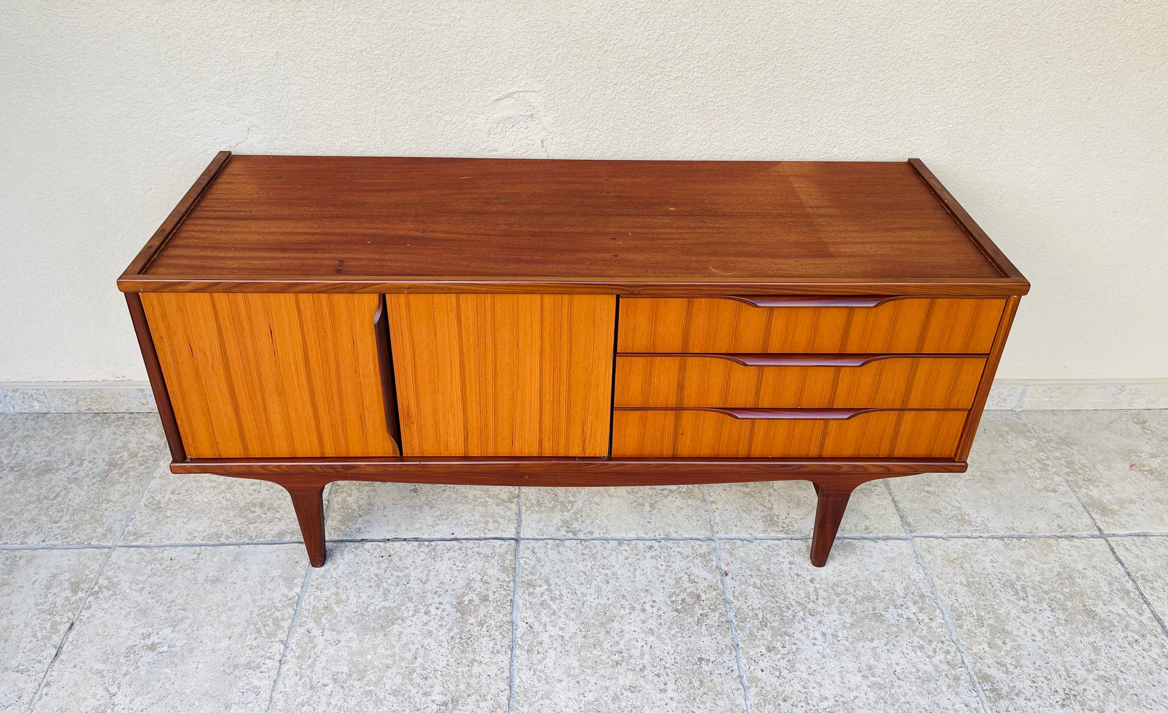 Scandinavian teak row