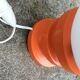 Lampe vintage orange