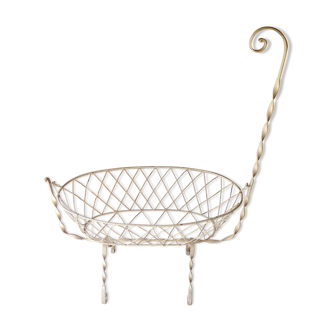 Cradle in wrought iron