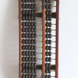 Chinese Suanpan counting frame with beads or Abacus, ca 19th