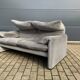 Cassina Maralunga 2 seater sofa, light gray Vico Magistretti