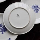 6 assiettes à dessert vintage – Porcelaine de Baudour