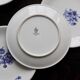6 vintage dessert plates – Baudour porcelain