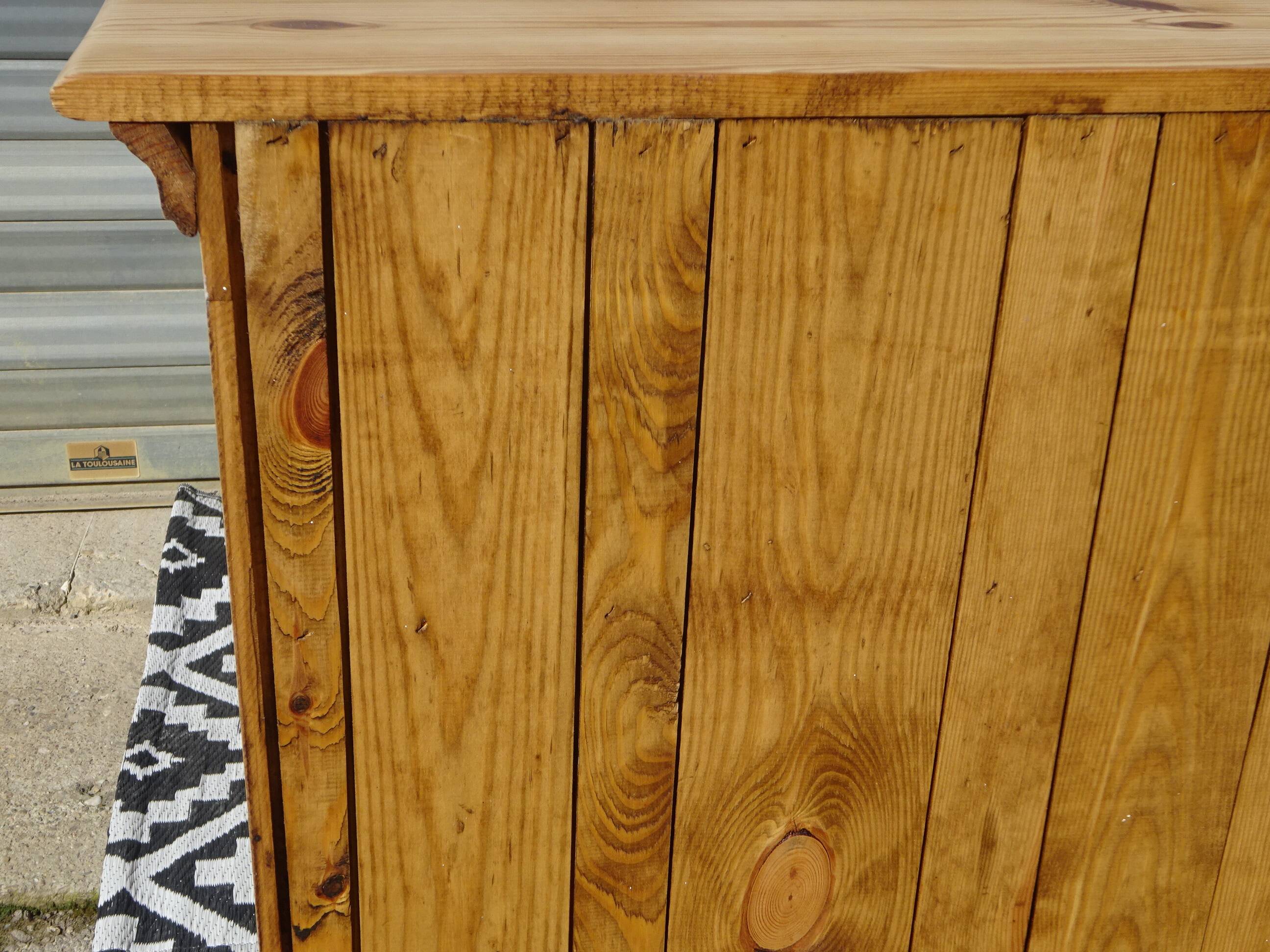 Solid wood enfilade, restored