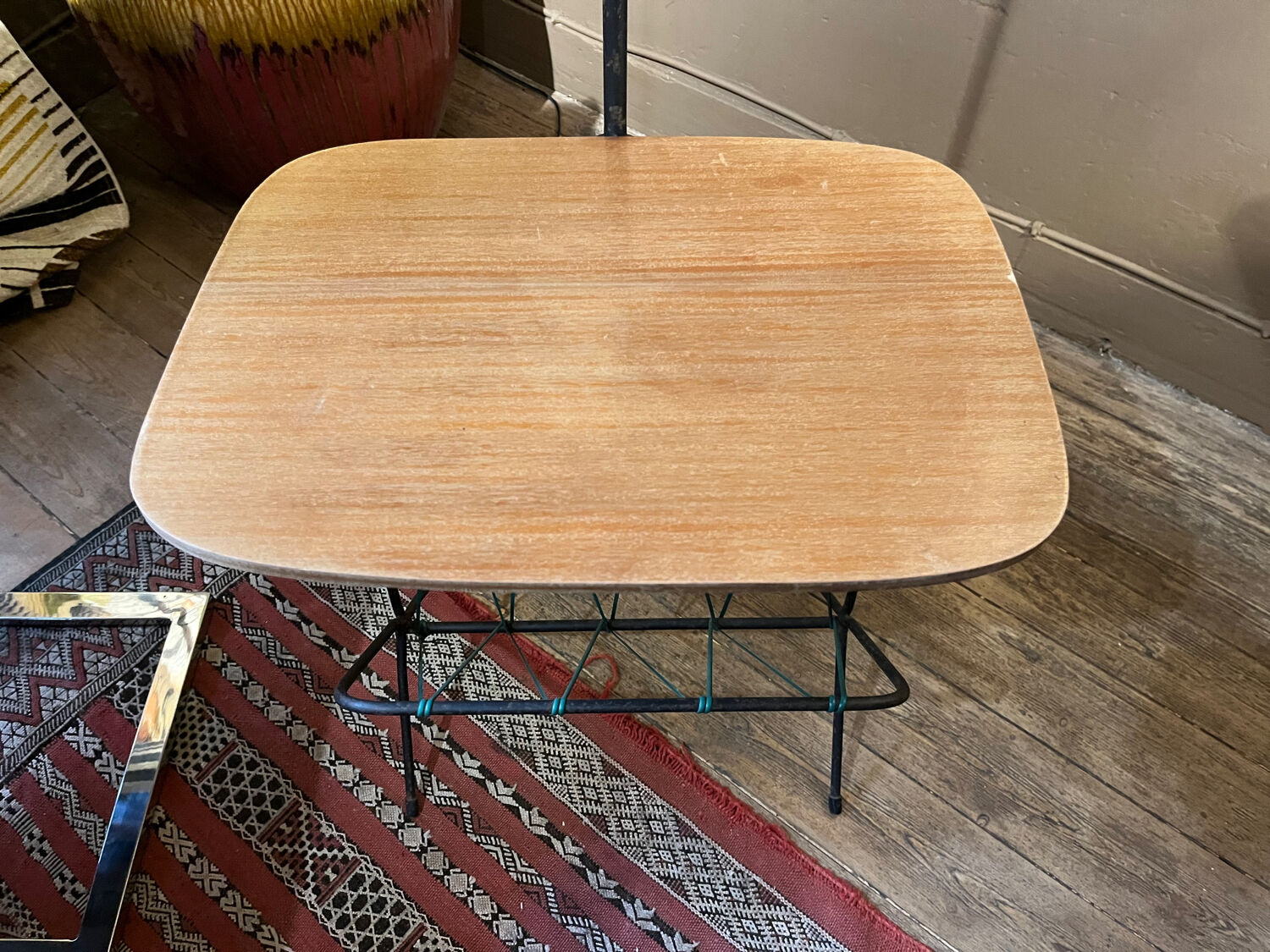 Floor lamp/magazine holder 1950