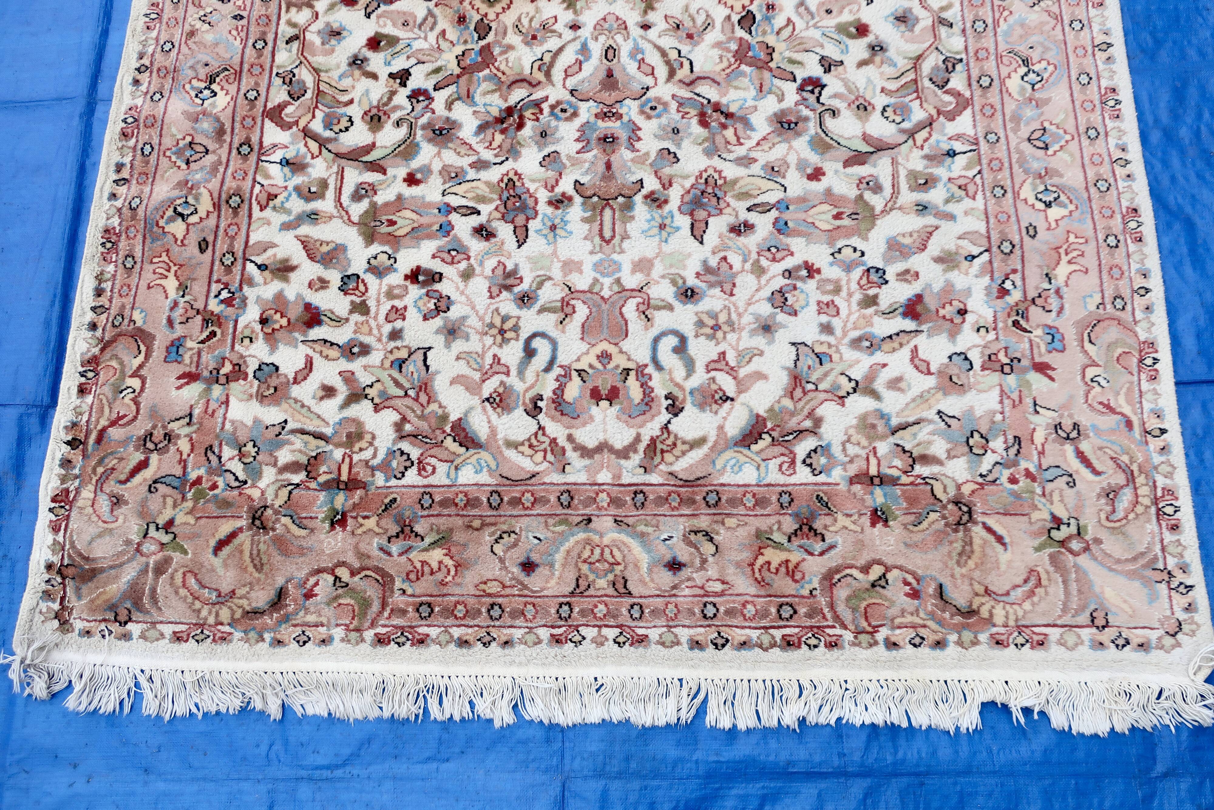 Punjab rug, India, 20th century, wool and silk, 245 x 160 cm