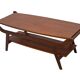 Vintage coffee table teak veneer 1960s design