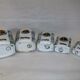 Antique spice jar Czechoclovakia porcelain decoration boat collection