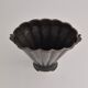 Vase sculptural en Diskometal par Just Andersen, années 1930 / Grâce danoise / Art Déco