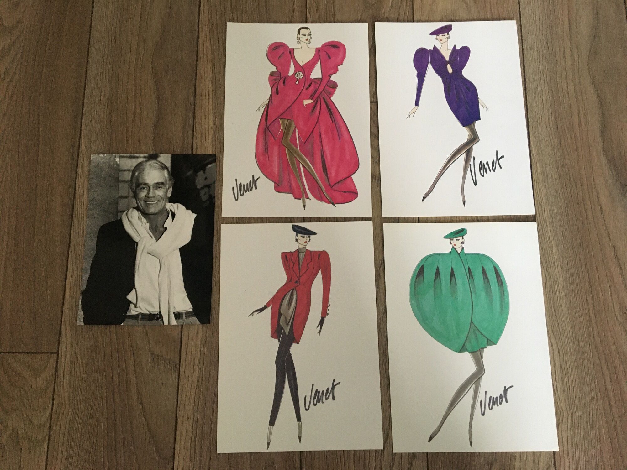 Givenchy original vintage press fashion photography in the 1990s