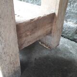 Old in solid beech workbench 237 cm