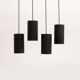 Philips set of 4 hanging lamps model nt 48 design by argenta, 1960