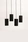 Philips set of 4 hanging lamps model nt 48 design by argenta, 1960