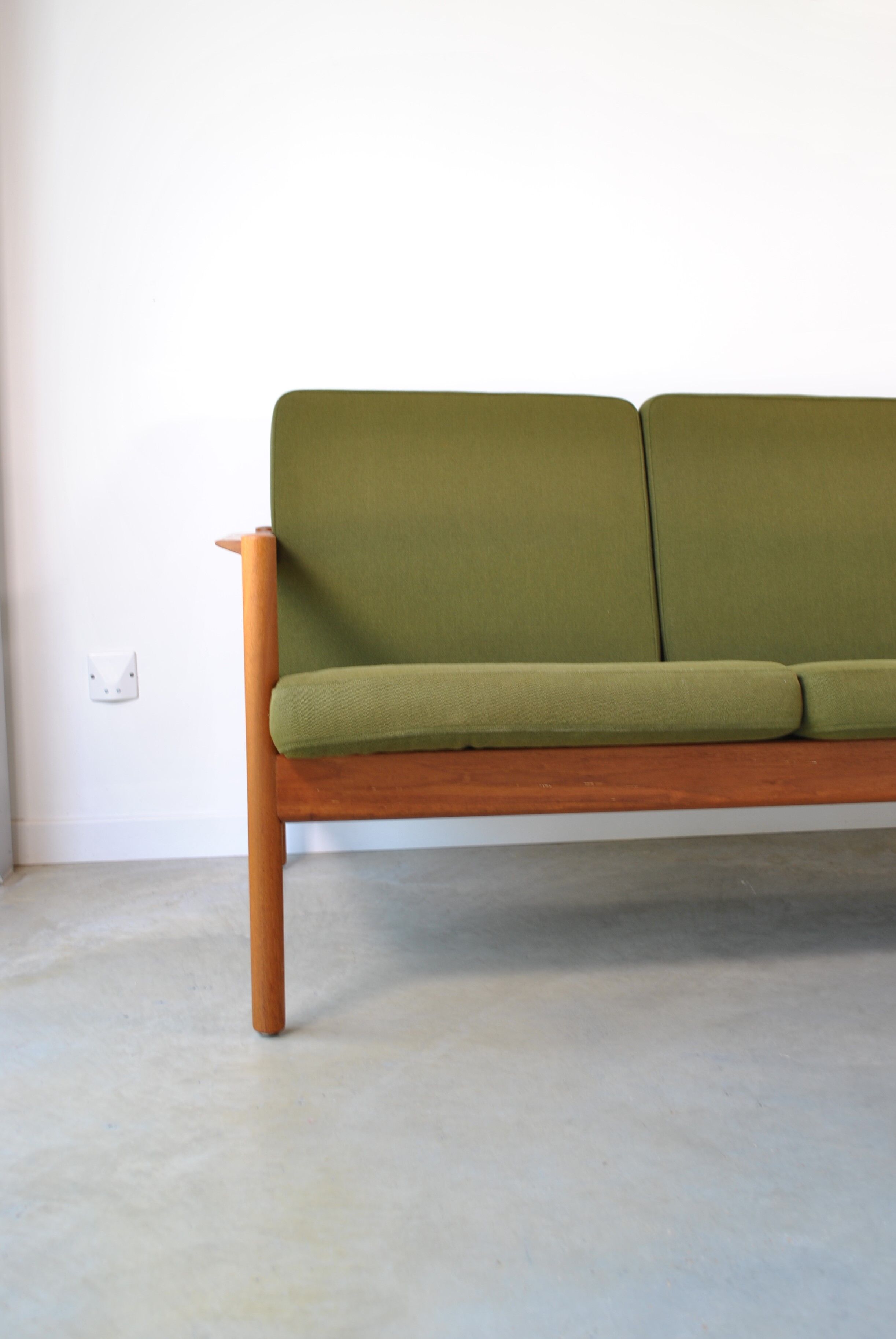 Danish sofa by Kai Kristiansen by Magnus Olesen for Domus Danica year 60