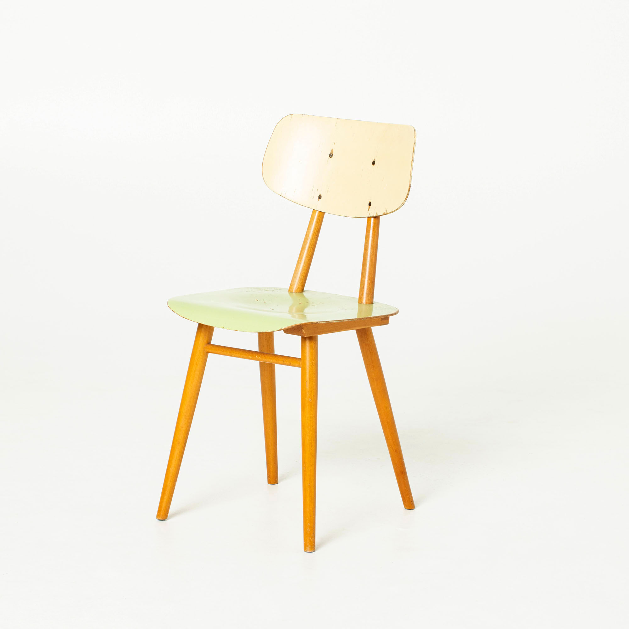 Set of 4 dining chairs by TON, Czechoslovakia, 1960s