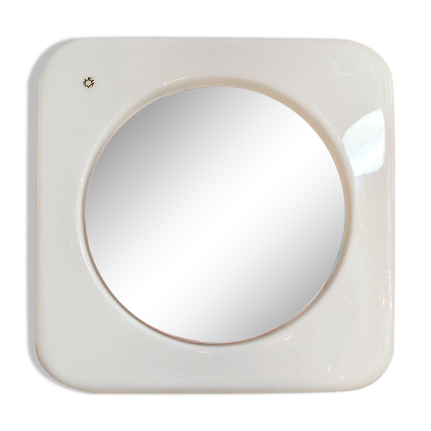 Mirror with backlit frame by Leucos, Italy 70s