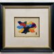 Abstract painting - Auguste Perrin - 1972