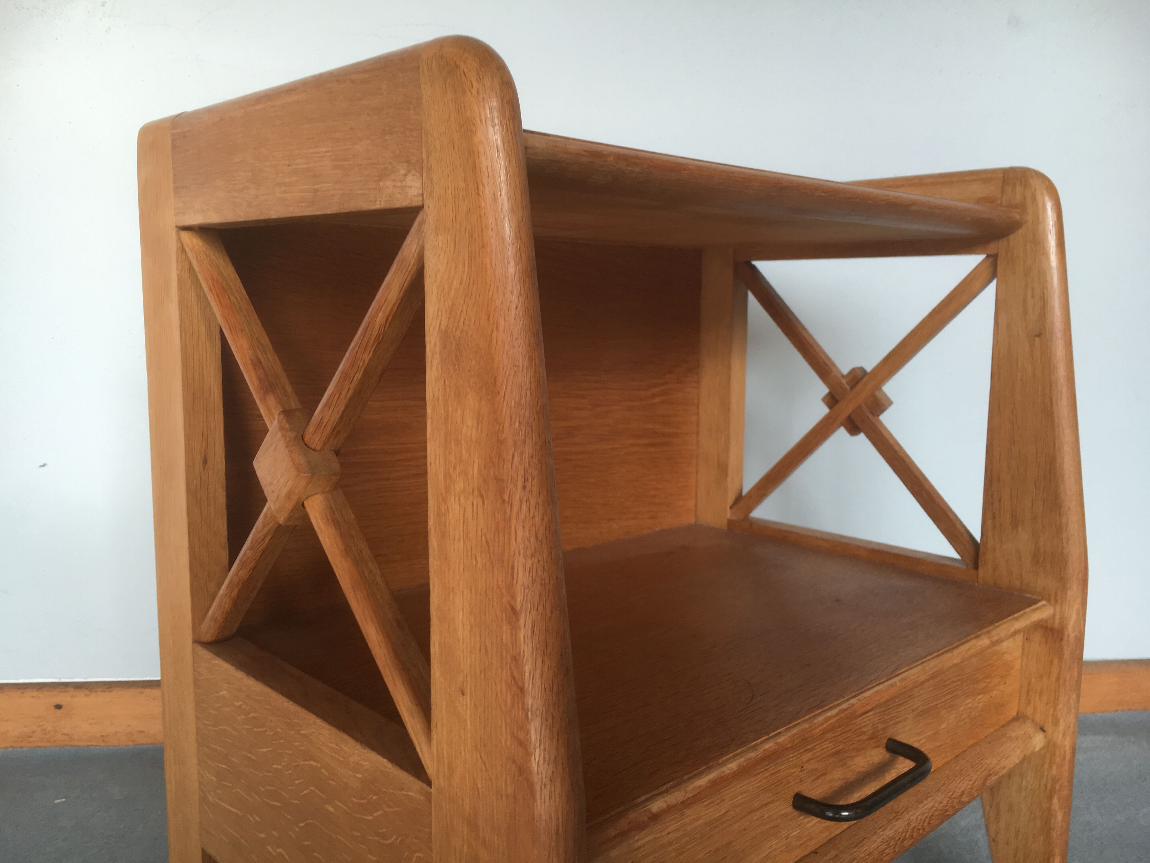 Bedside in oak 1950