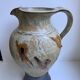 Very large pitcher / ceramic pitcher / glazed pottery 60s-70s signed