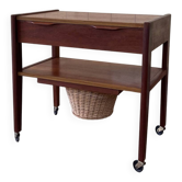 Vintage Scandinavian teak side table