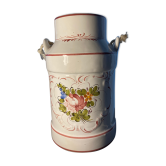 Vintage ceramic milk can