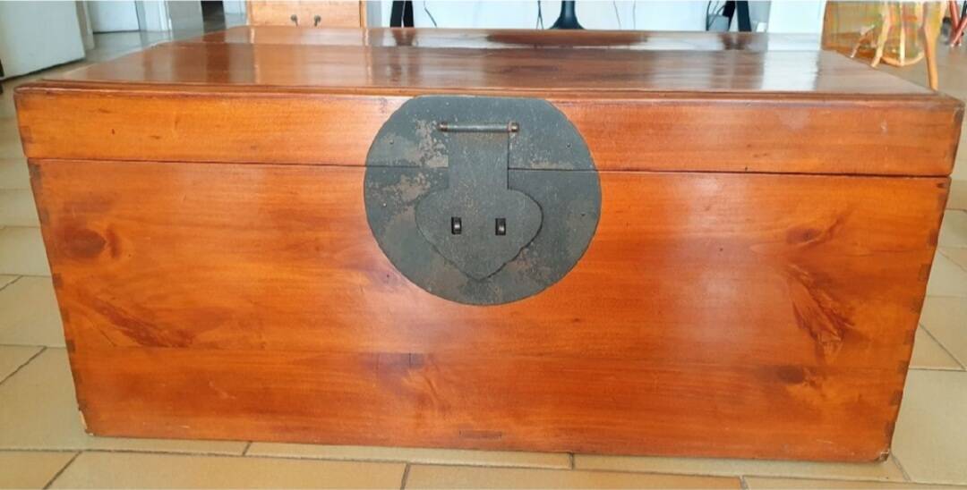 Chinese mahogany chest
